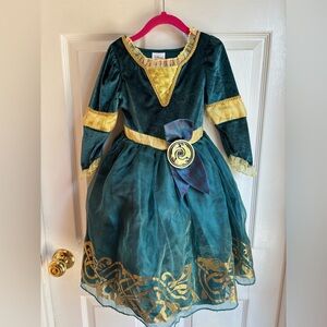 Disney Store Merida Kids Dress/Halloween Costume